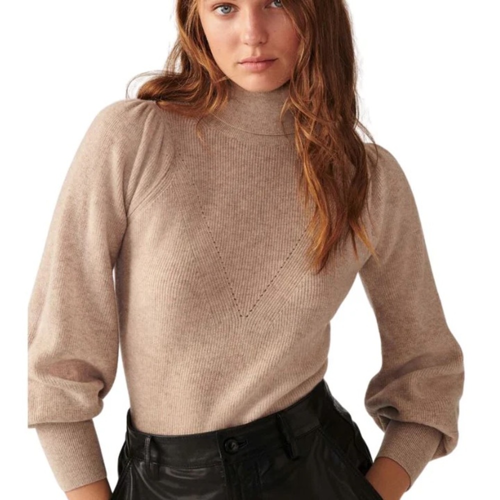 ba&sh Eden Jumper in Beige / Beigechine